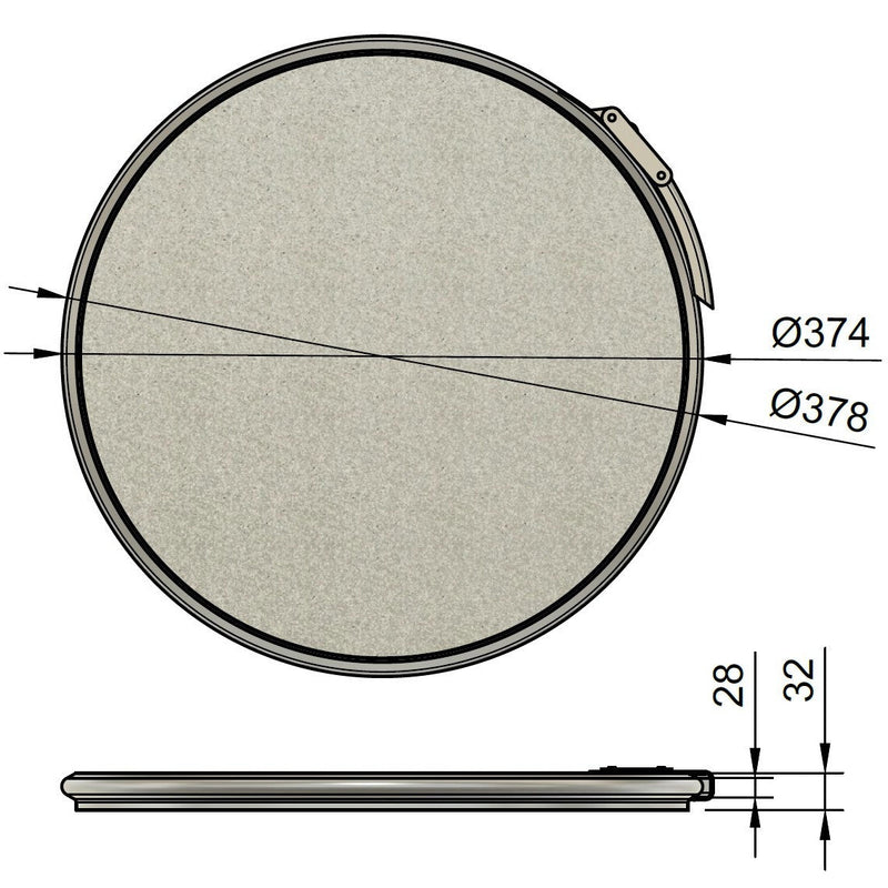 CV-Z – Deckel + Verschlussring für Staubschutz-Stahlfass