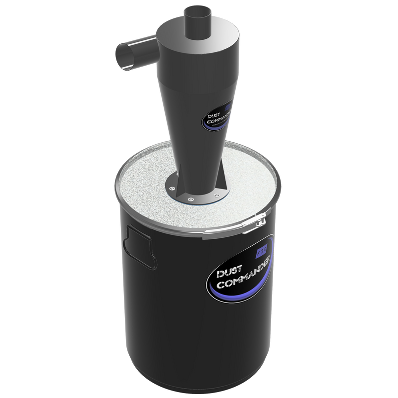 X30 – 30 Liter Industrie Zyklonfilter Stahl Kit