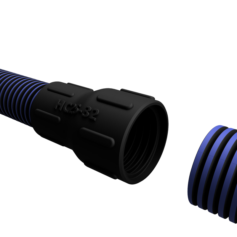 HC - ESD-TPU-Kupplung für DUST-HESD-Vakuumschlauch