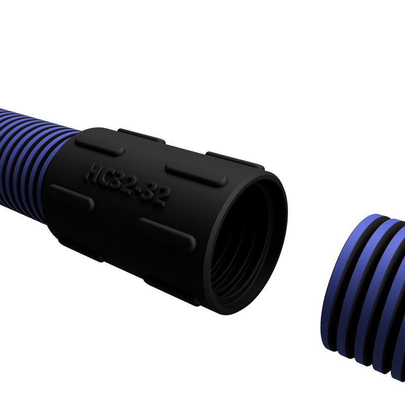 HC - ESD-TPU-Kupplung für DUST-HESD-Vakuumschlauch