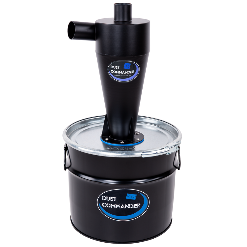X18 – 18 Liter Industrie Zyklonfilter Stahl Kit