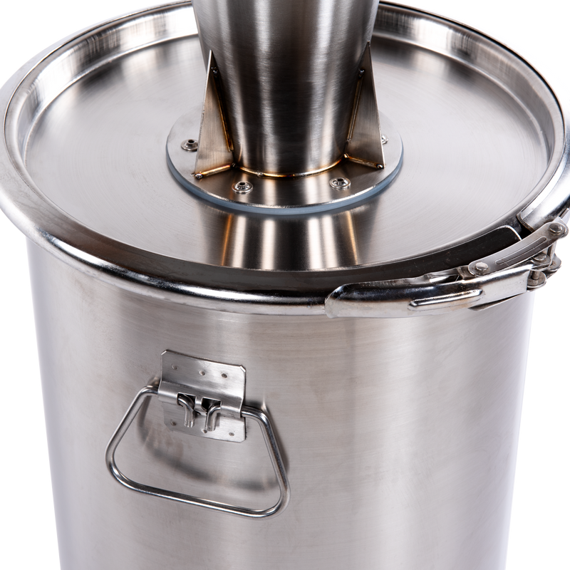 X30-SST – 30 Liter Industriezyklonfilter Edelstahl Kit