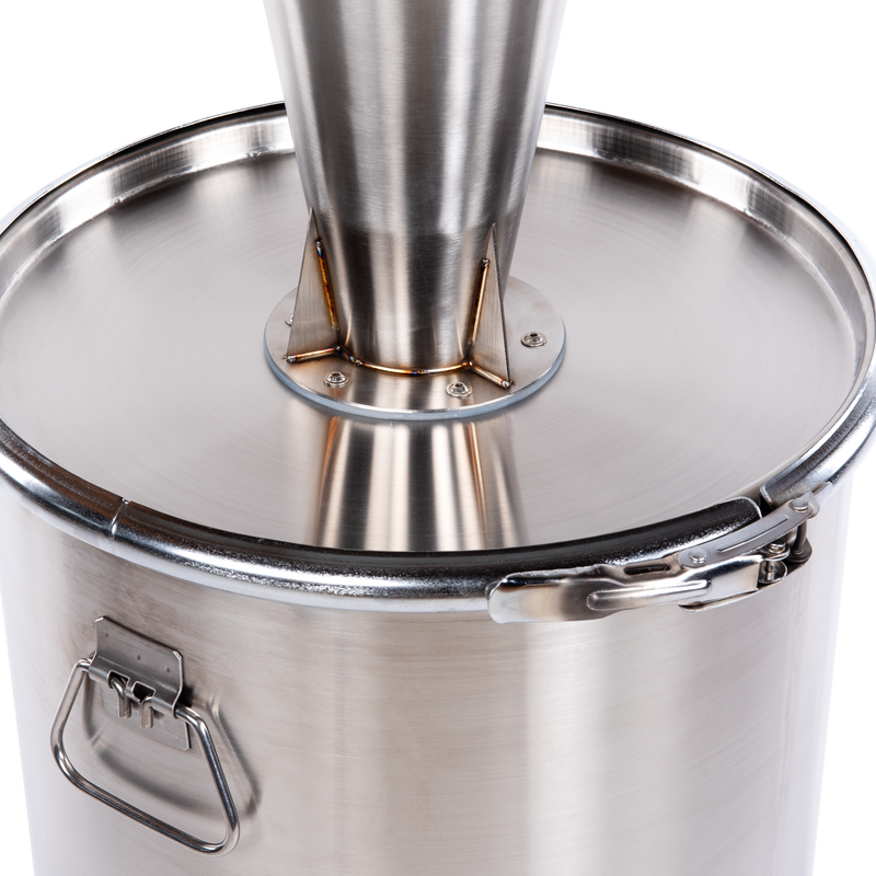 X60-SST – 60 Liter Industriezyklonfilter Edelstahl Kit